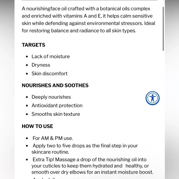 🌸 dr. b lab NOURISHING FACE OIL - Picture 5 of 5